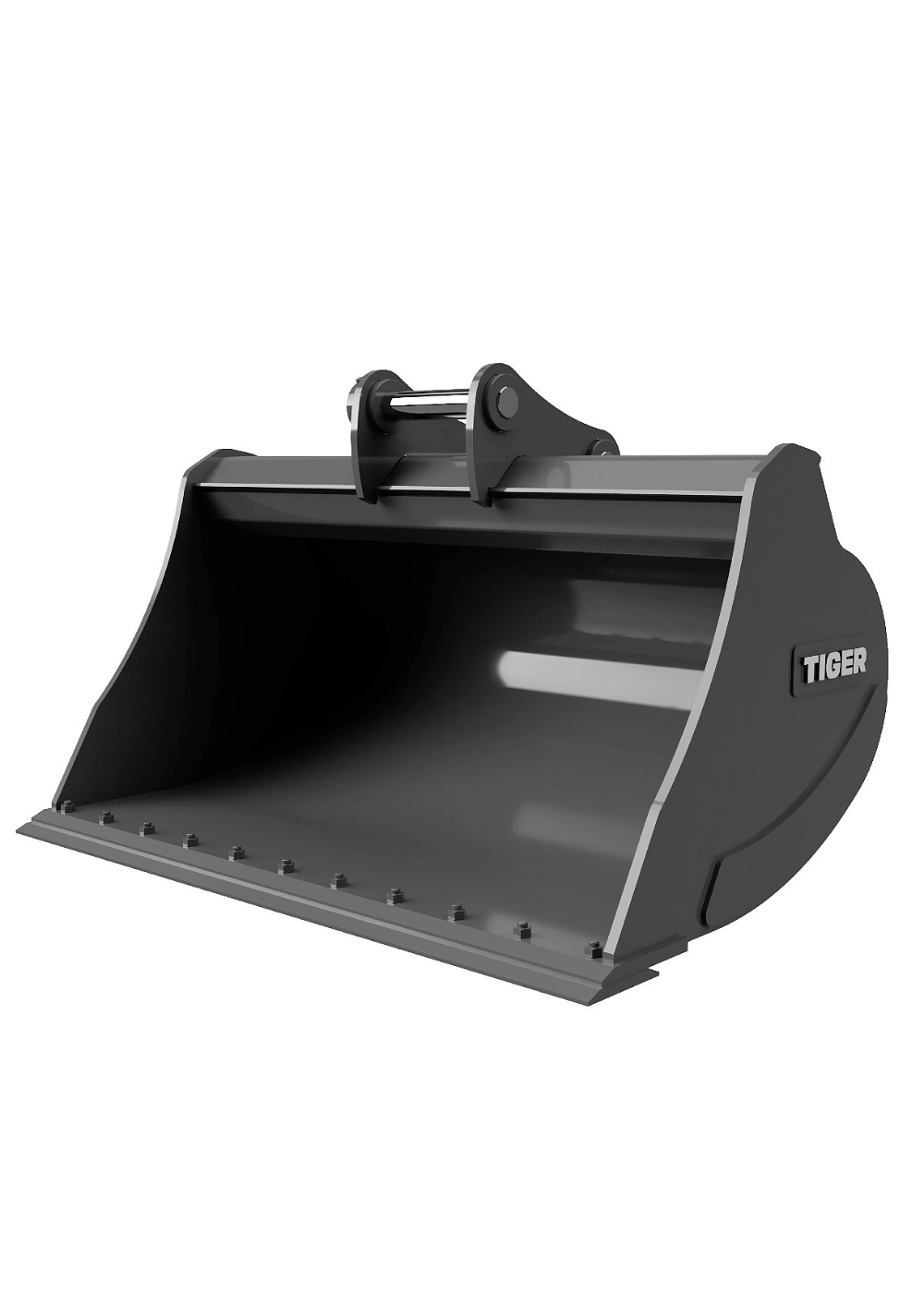 Clean Up Bucket including bolt on cutting edge